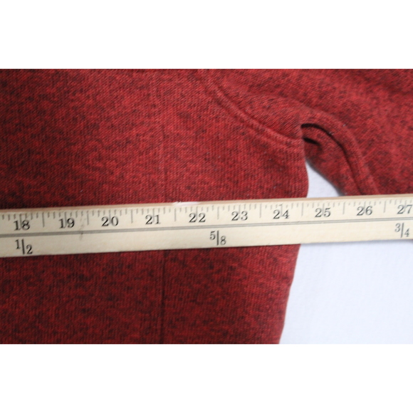 L.L. Bean Red Men Sweater Mock Neck Long Sleee Size XLT - Picture 5 of 7